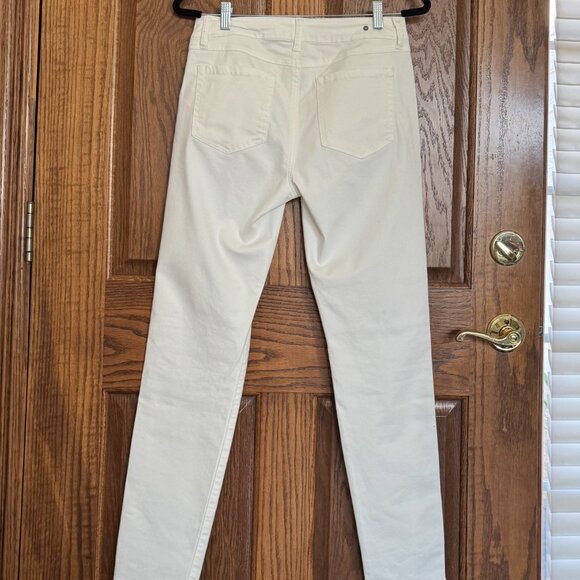 CAbi Slimmie Skinny White Jeans Women’s - Sz 6 - #5088 - Picture 2 of 9